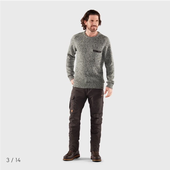 Fjallraven Lada Round-neck Wool Sweater Size Men’s Small - Picture 6 of 16